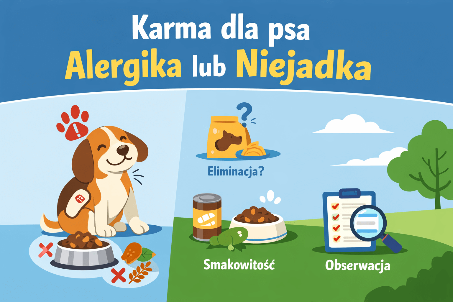 Karma dla psa alergika i wybrednego: jaką wybrać i jak testować, żeby nie błądzić