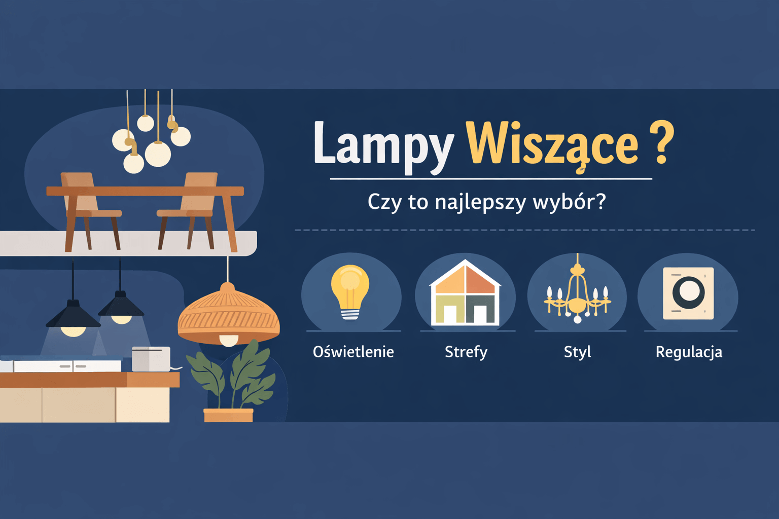 Lampy wiszące: czy to „najlepszy” i konieczny wybór do oświetlenia wnętrza?