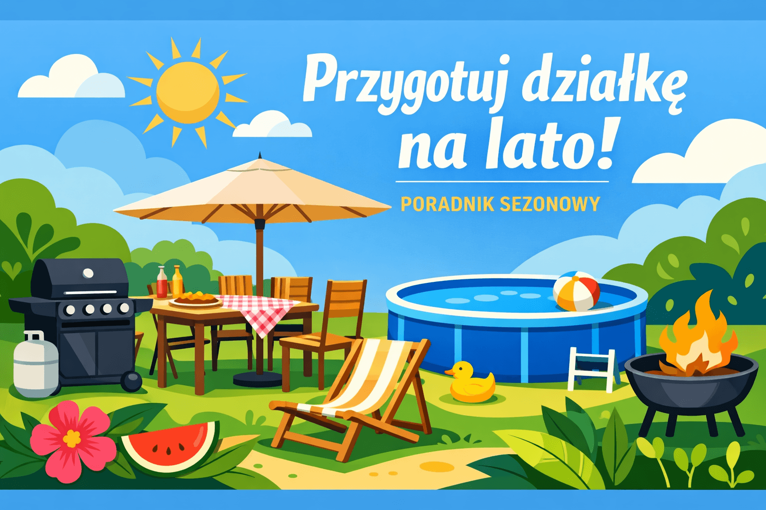 Przygotuj się na lato – co warto już przygotować na działkę na sezon letni