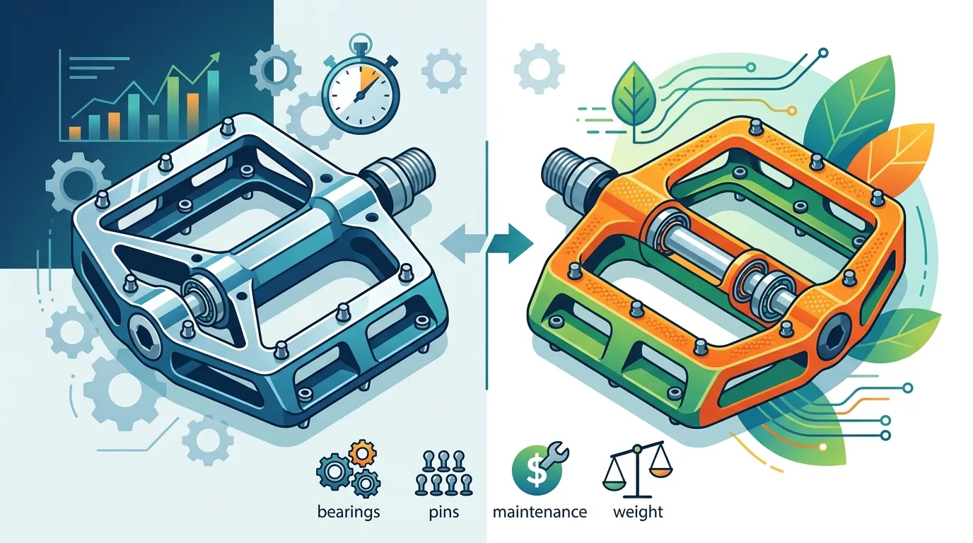 Pedały platformowe: Aluminium vs Nylon – porównanie i ranking 2026