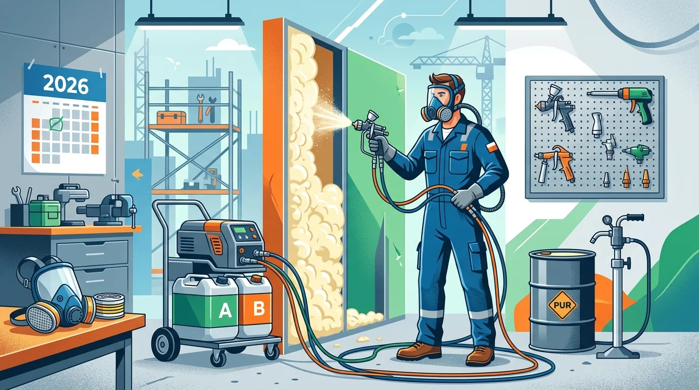 Akcesoria do agregatów PUR dla profesjonalistów – jak wybrać najlepsze w 2026 roku?