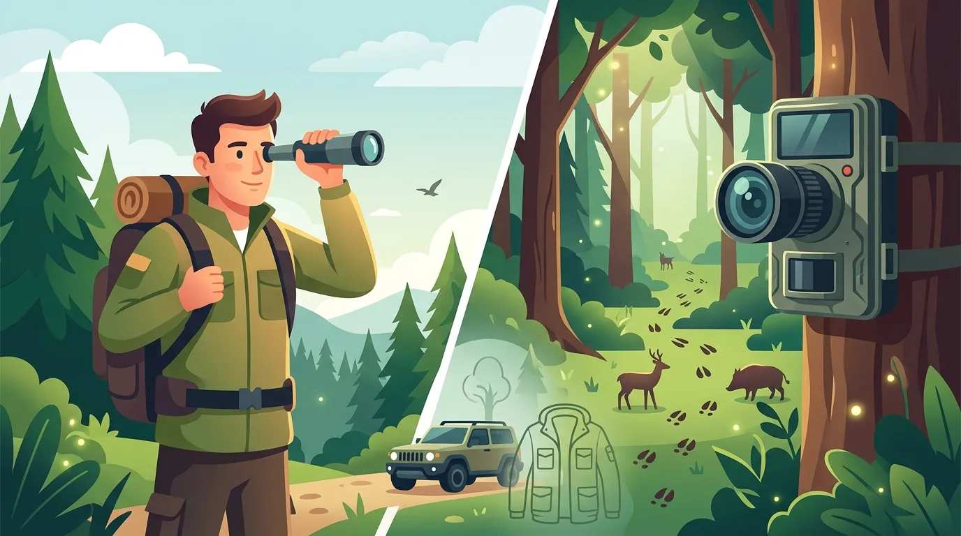 Wyposażenie w teren: Monokular czy fotopułapka? Porównanie akcesoriów w 2026