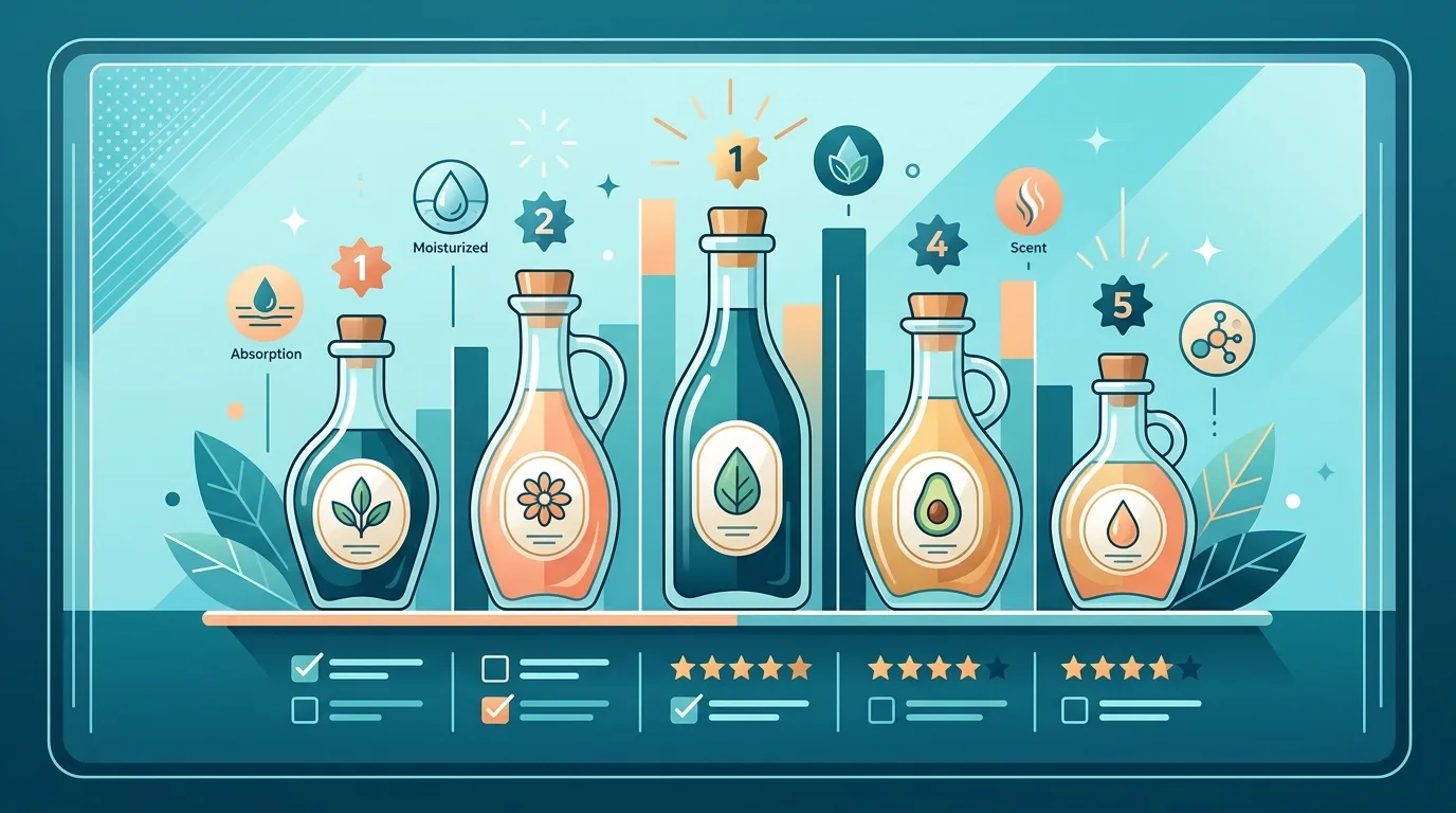 Ranking najlepszych olejków do ciała i twarzy 2026 – wybierz swój ideał