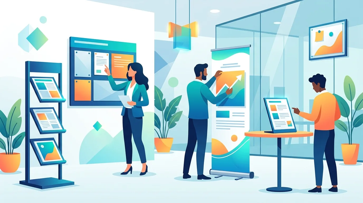 Panele i stojaki reklamowe: Jak wybrać najlepsze systemy prezentacyjne?