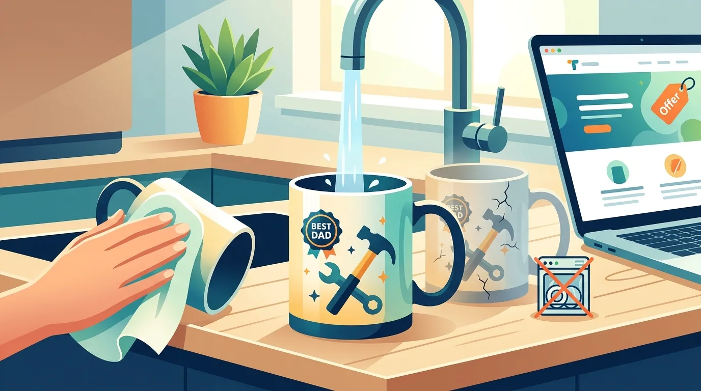 Jak dbać o personalizowane kubki dla taty? Poradnik 2026