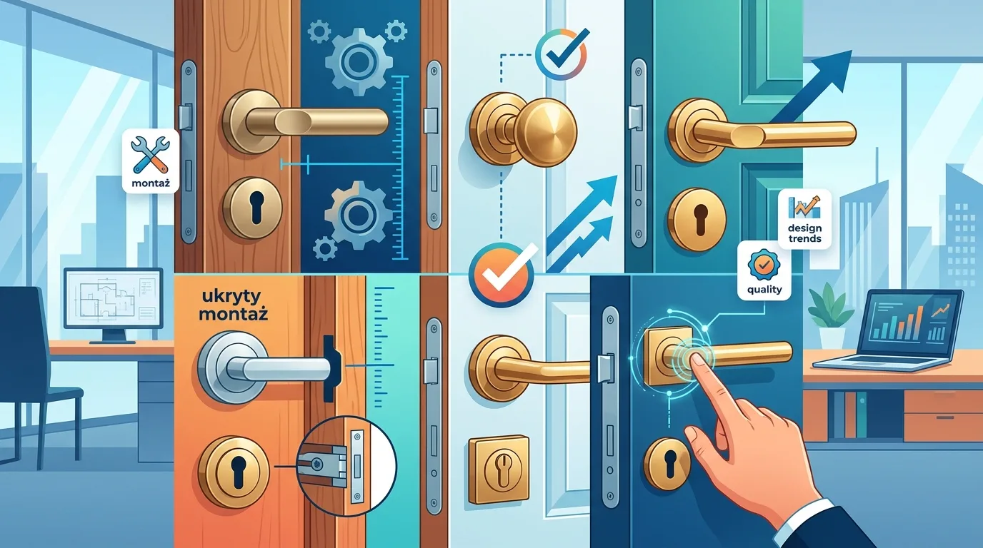 Wszystko o klamkach mosiężnych: Rodzaje, montaż i trendy 2026