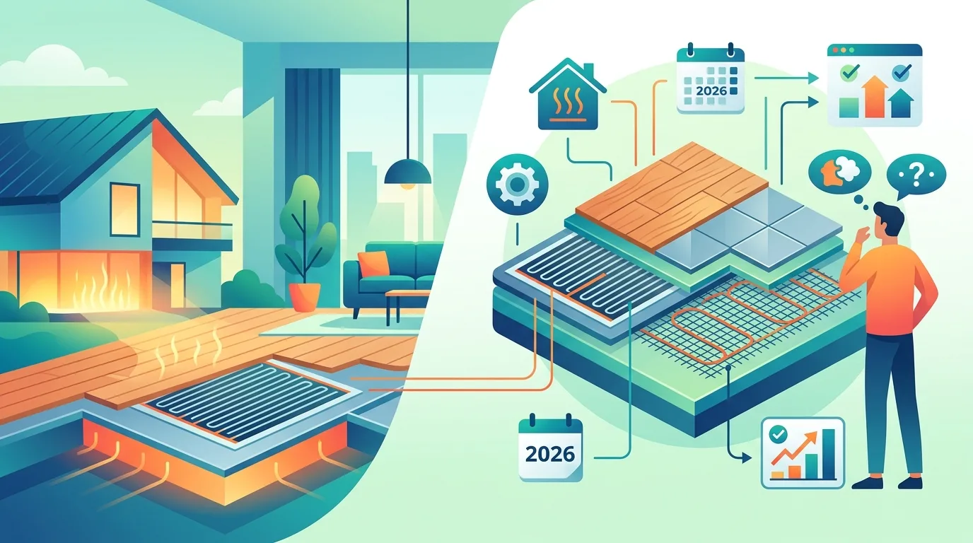 Nowoczesne systemy ogrzewania 2026: Jak wybrać folię i matę grzewczą?