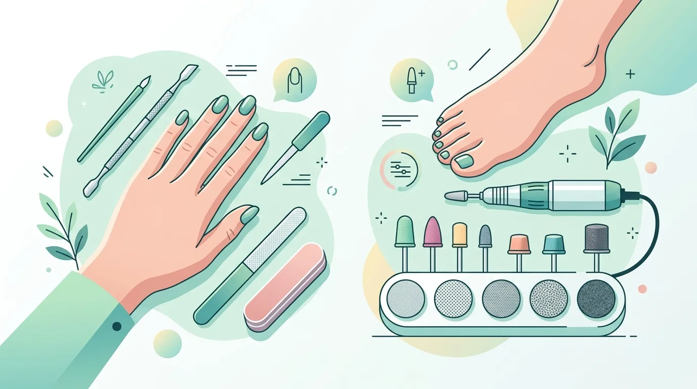 Jak używać akcesoriów pomocniczych do manicure i pedicure?