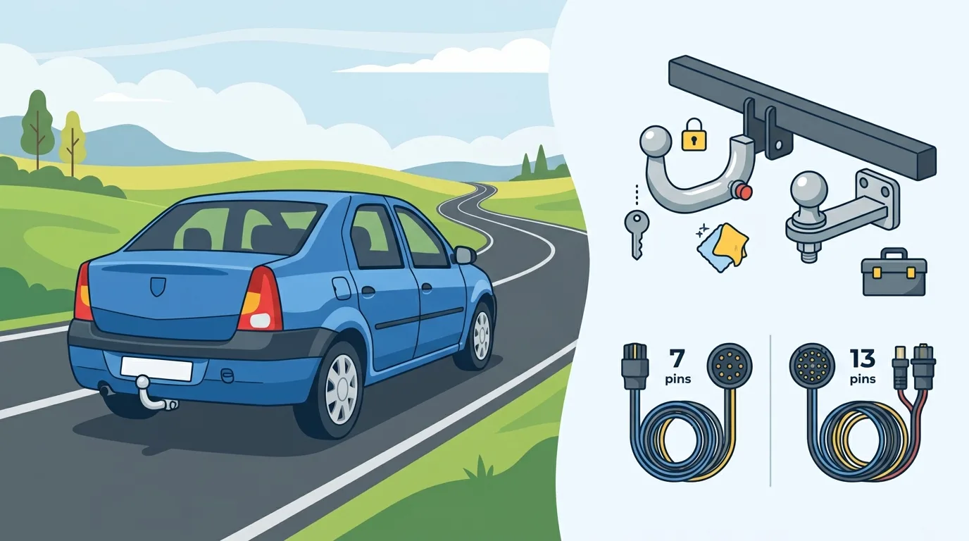 Jak wybrać i dbać o hak holowniczy do Dacia Logan Sedan (2004-2013)?
