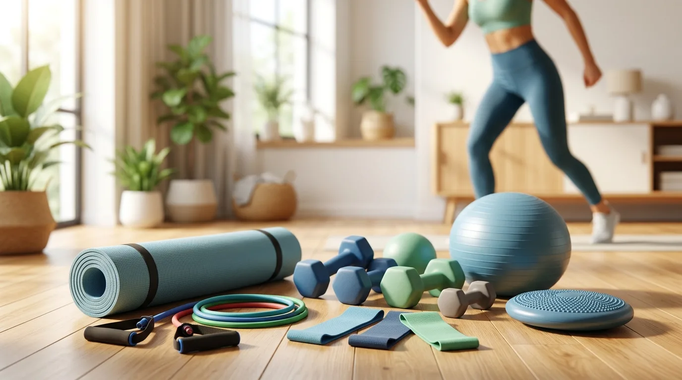 Jak wybrać akcesoria fitness do ćwiczeń w domu? Poradnik