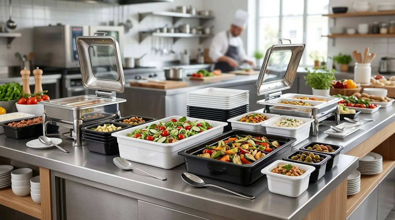 Pojemniki GN z melaminy – czy to dobry wybór dla gastronomii?