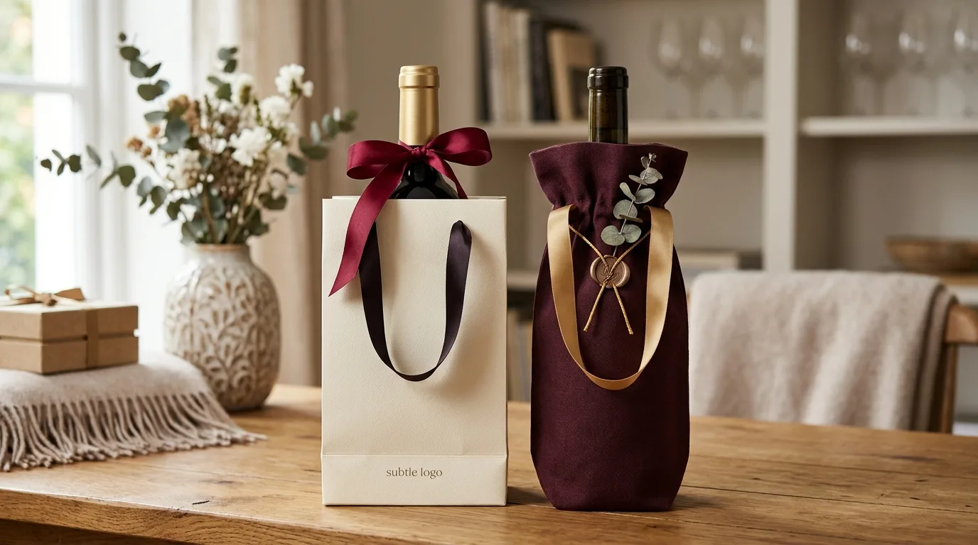 Jak elegancko zapakować wino? Przegląd toreb i torebek