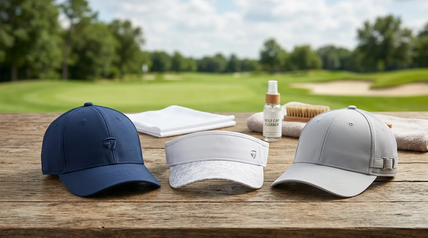 Czapki i daszki golfowe: jak dbać, prać i wybrać nakrycie głowy