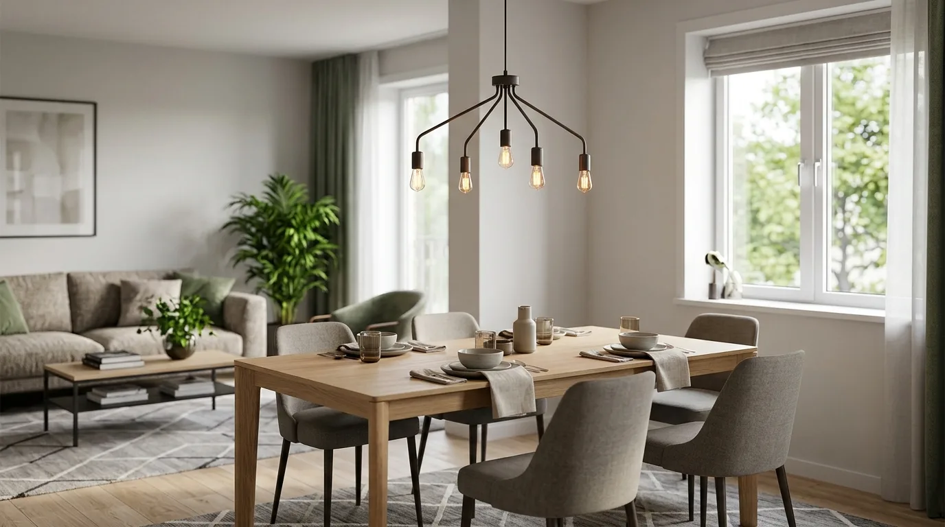 Ranking lamp 5-punktowych 2026: TOP 7 modeli do salonu i jadalni